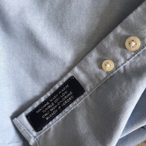 Lord and Taylor Blue chambray boys dress shirt 5 NWT - Picture 3 of 4